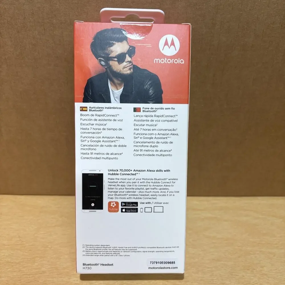 Motorola H730 Wireless Headset Bluetooth NEW In Sealed Package